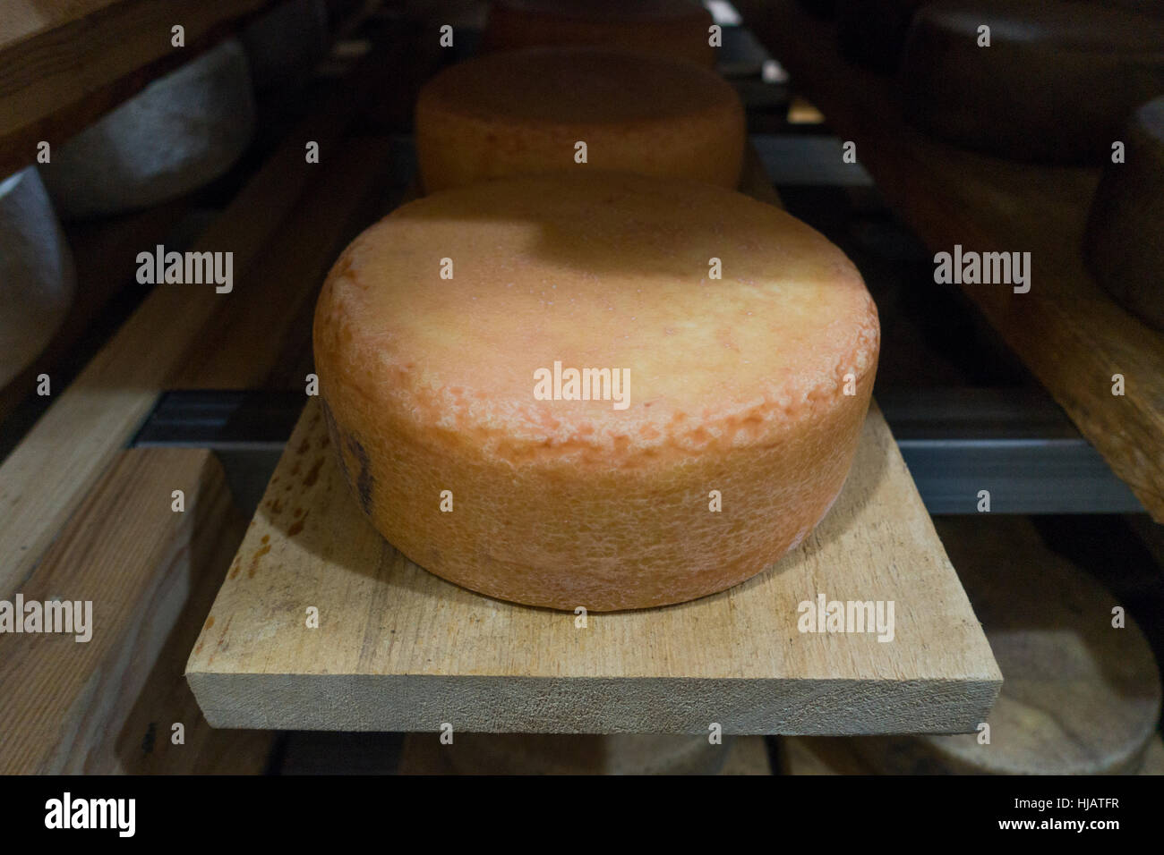 Crown cheese finish caves in Brooklyn nyc Stock Photo Alamy