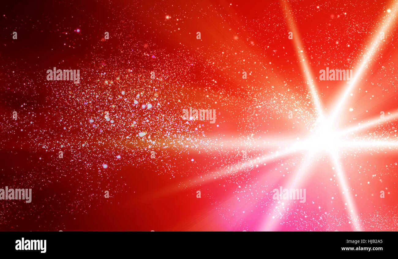 Blue red light rays hi-res stock photography and images - Alamy