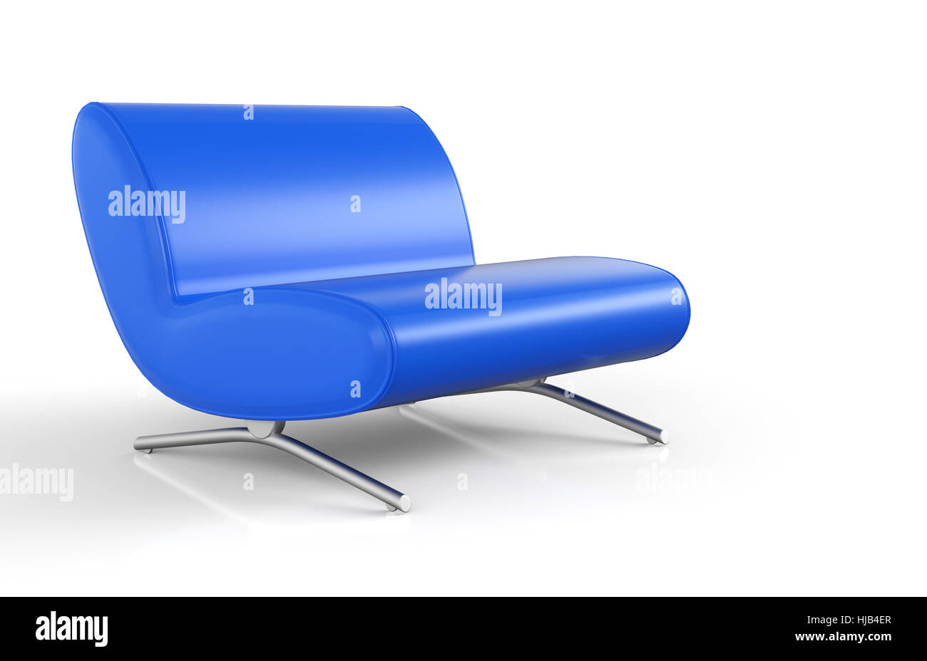 big blue chair Stock Photo Alamy