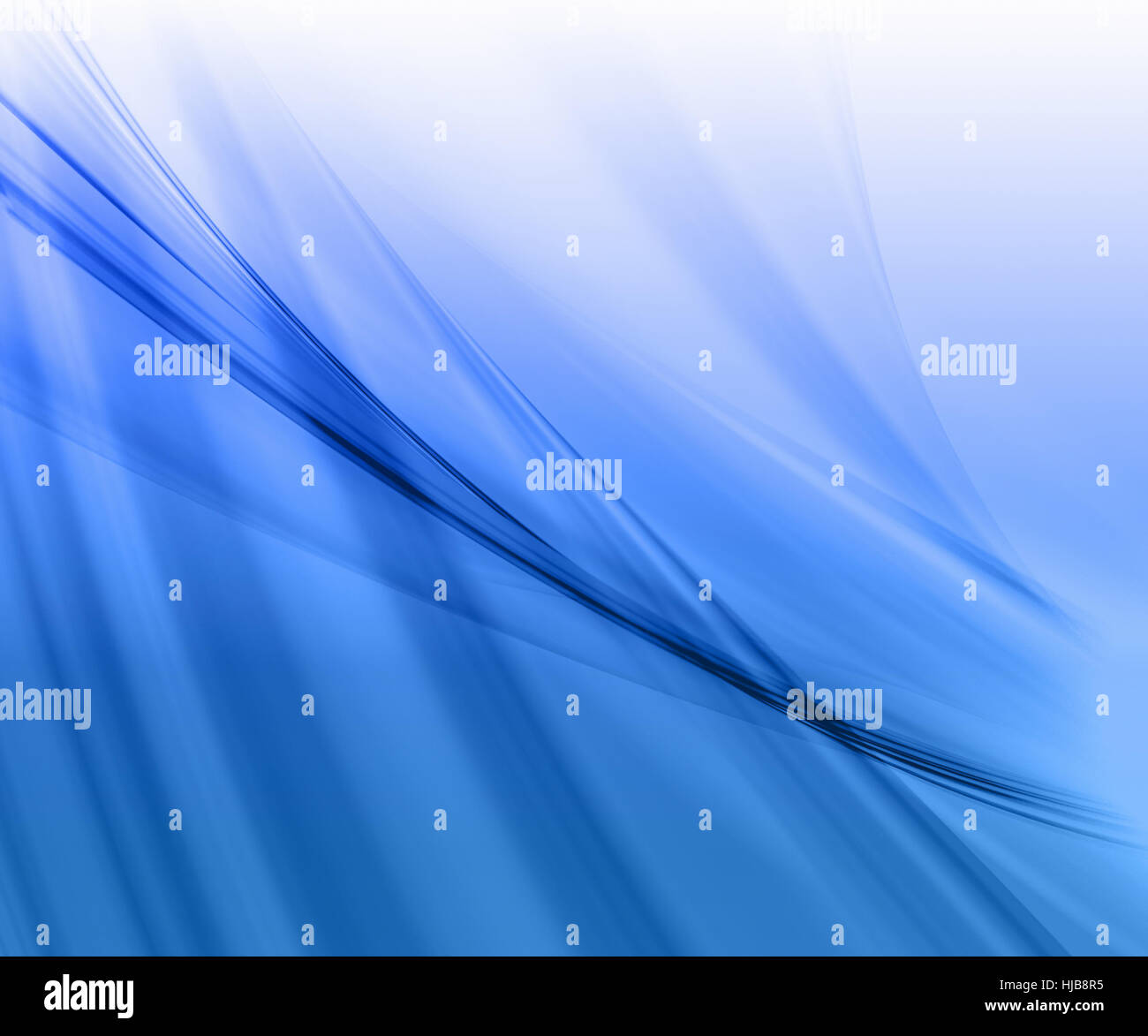 Abstract blue background with smooth lines and waves Stock Photo - Alamy