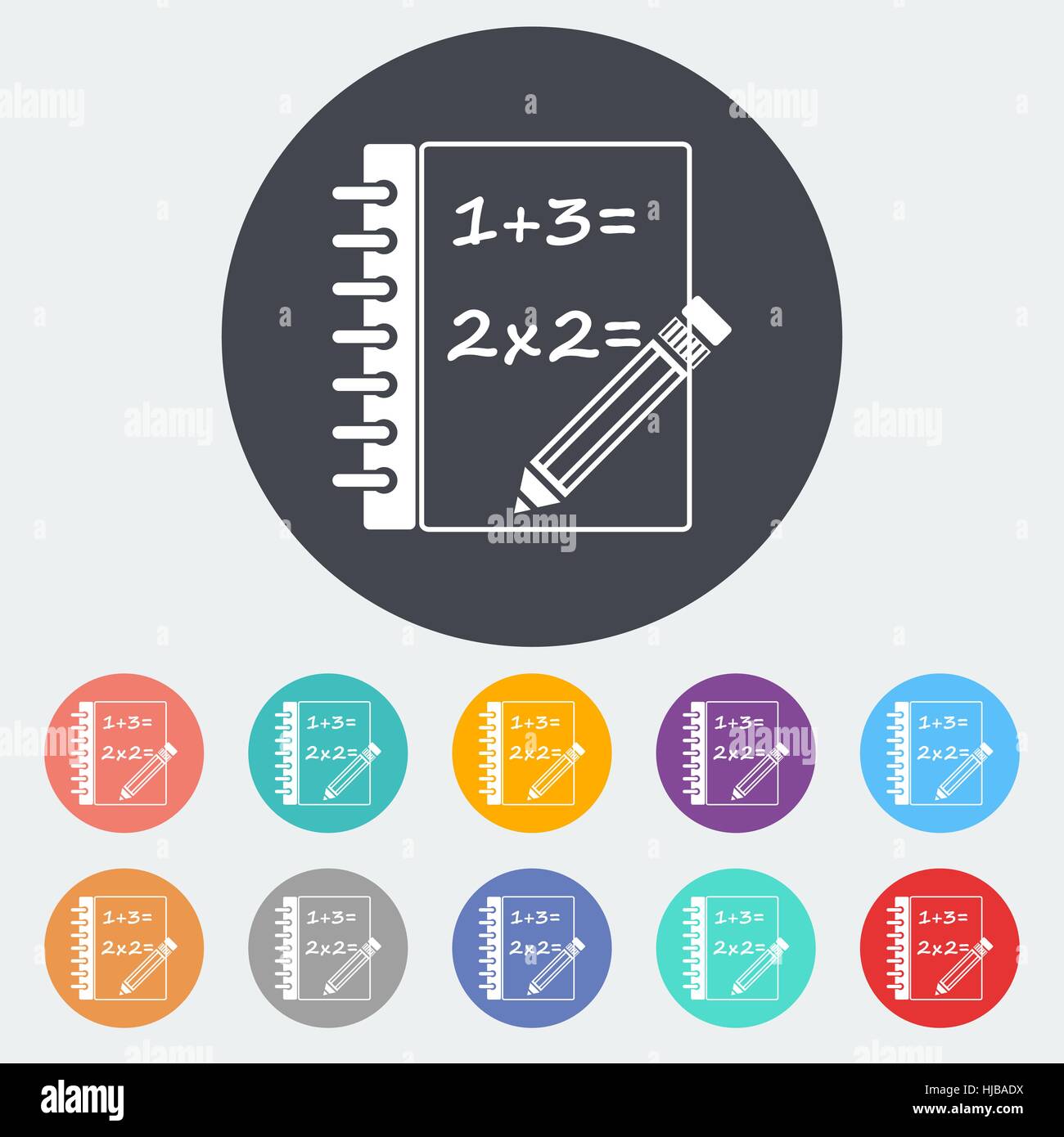 Teacher writing on board icon Stock Vector Images - Alamy