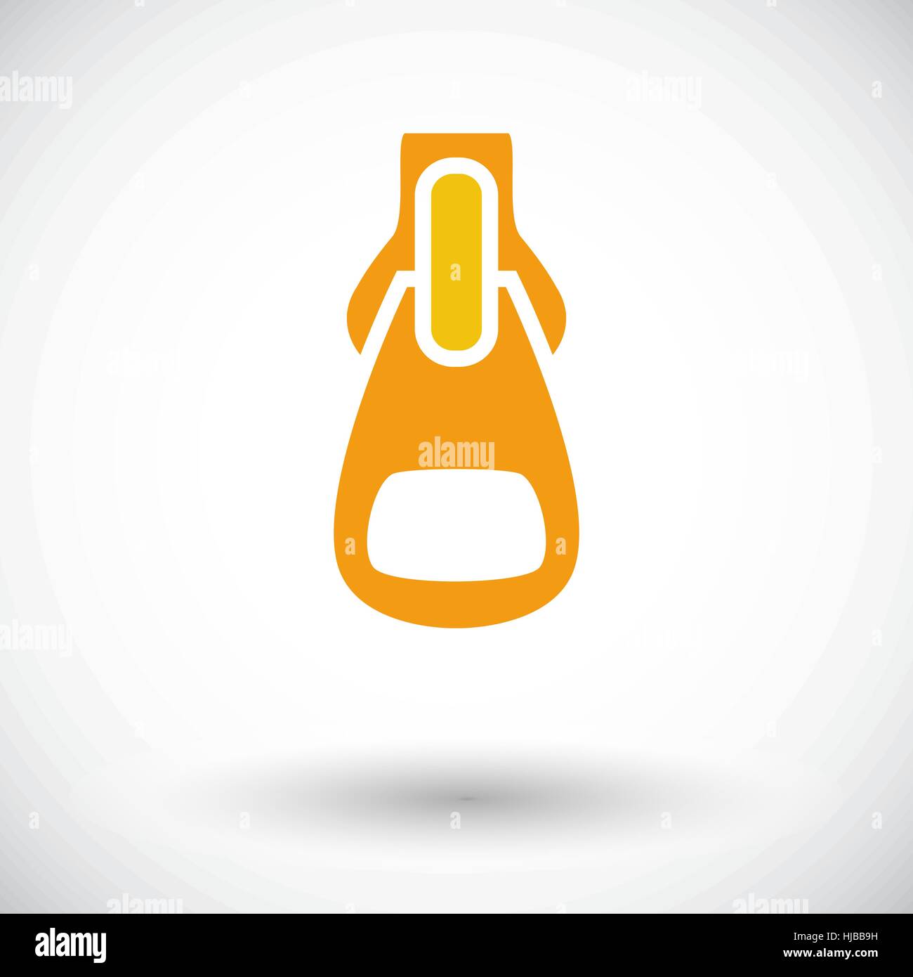 Zipp. Single flat icon on white background. Vector illustration Stock ...