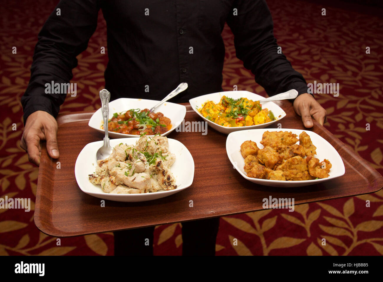 Tray of indian food hires stock photography and images Alamy