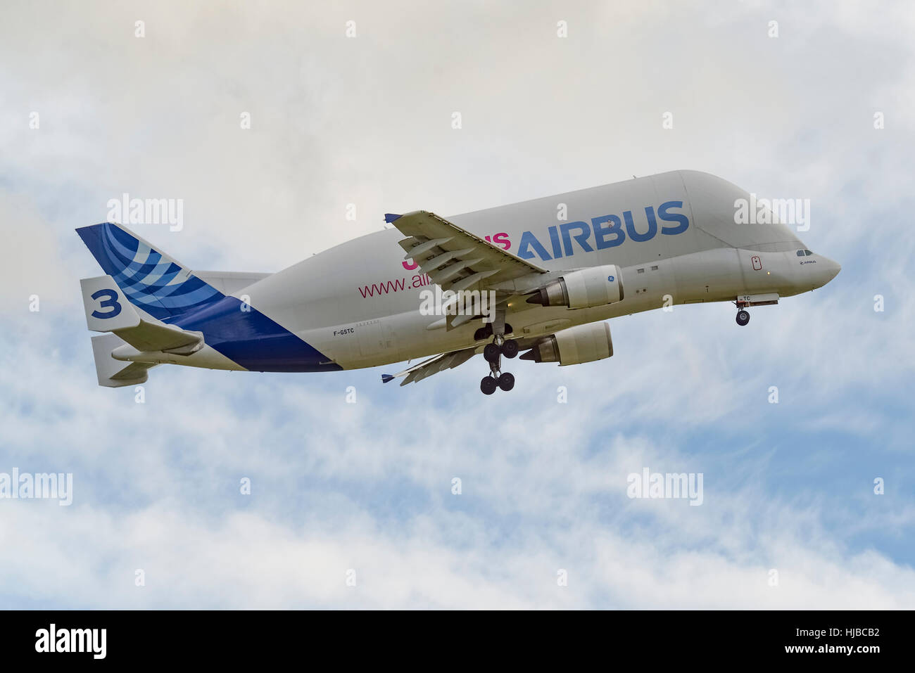 The Airbus A300 600st Super Transporter Or Beluga Is A Version Of Stock Photo Alamy