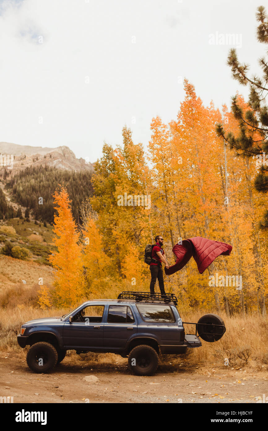 Man sleeping in the forest hi-res stock photography and images - Alamy