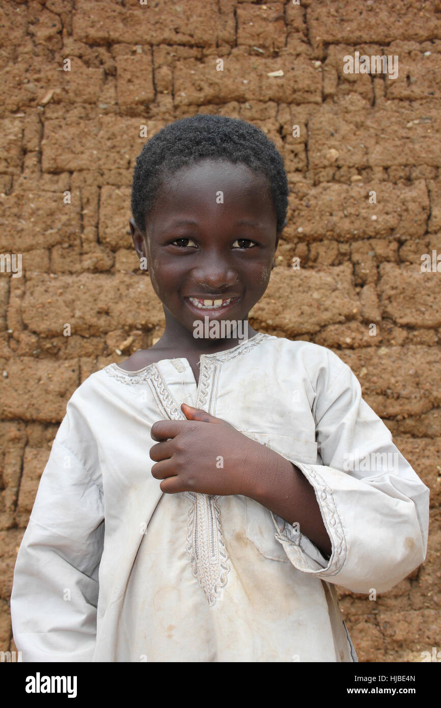 Muslim Boy, Ghana Stock Photo
