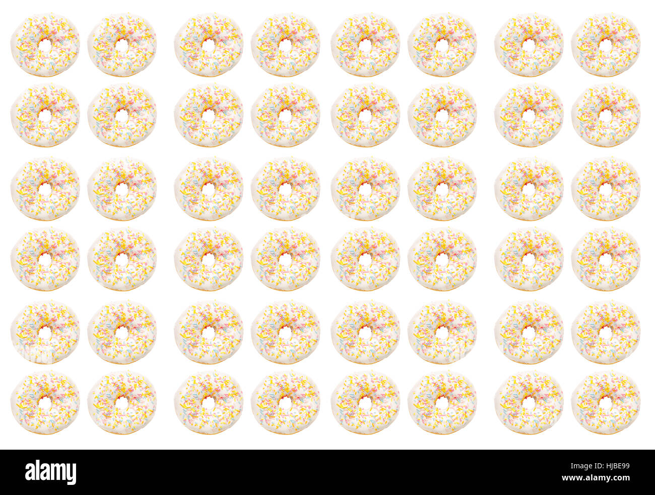 Donuts isolated on white Stock Photo - Alamy
