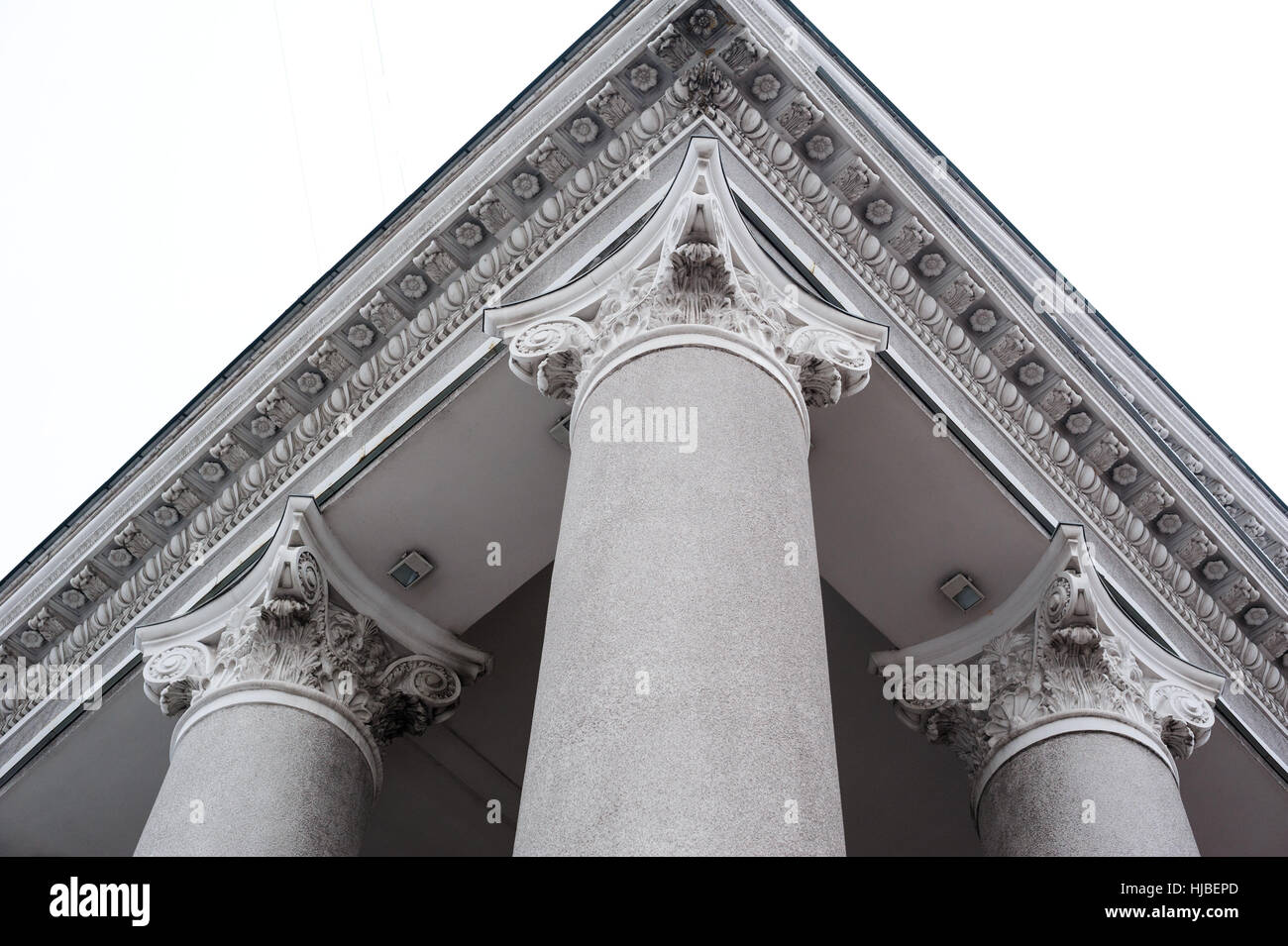 columns for buildings in the Ionian style Stock Photo