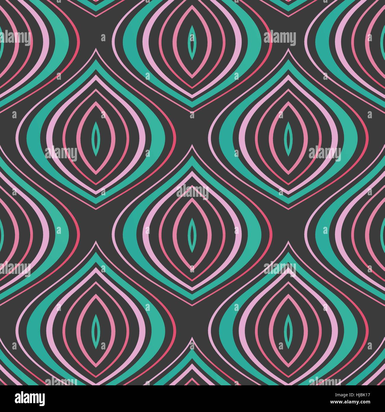 Vector vintage seamless pattern background. Retro style Stock Vector ...