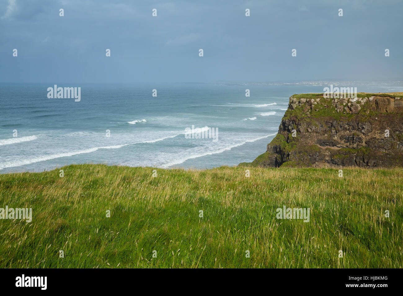 Downhill demesne on the Causeway Coastal Route in Londonderry, Northern Ireland Stock Photo