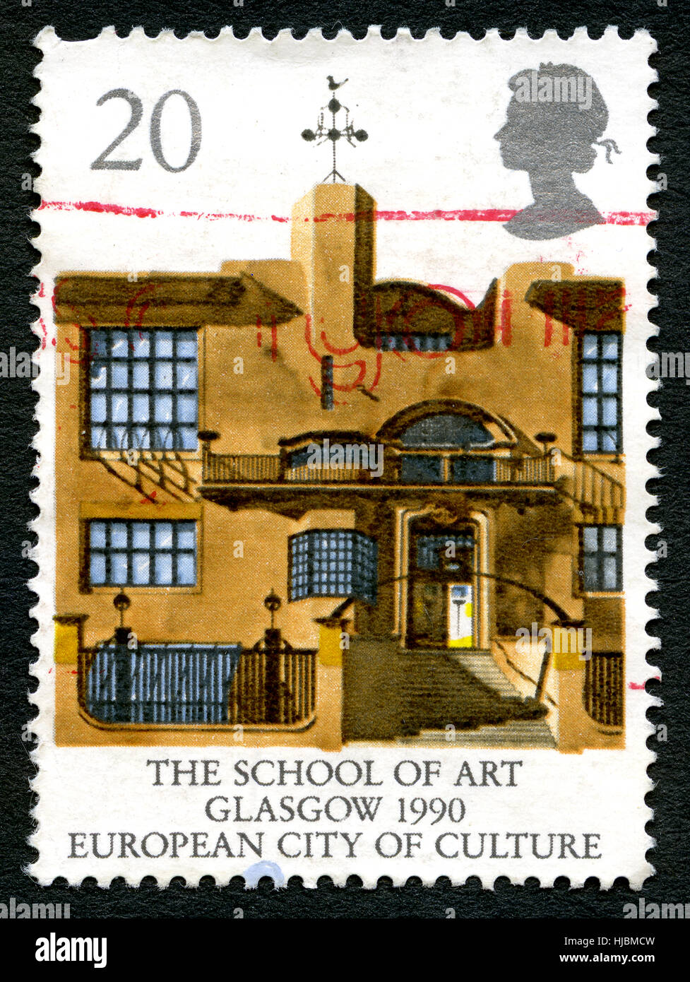 UNITED KINGDOM CIRCA 1990 A used British Postage Stamp depicting an