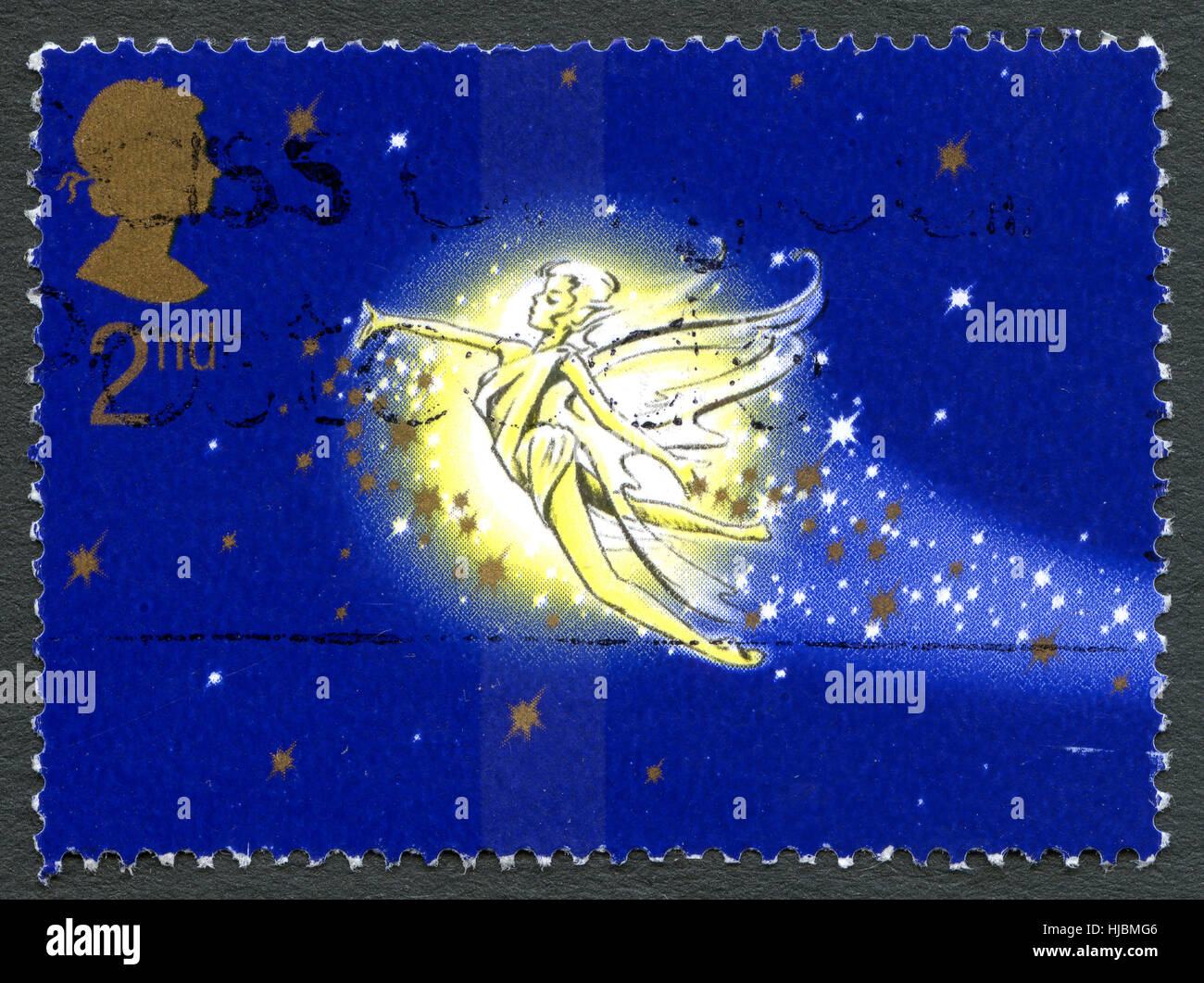 GREAT BRITAIN CIRCA 2002 A used postage stamp from the UK, depicting