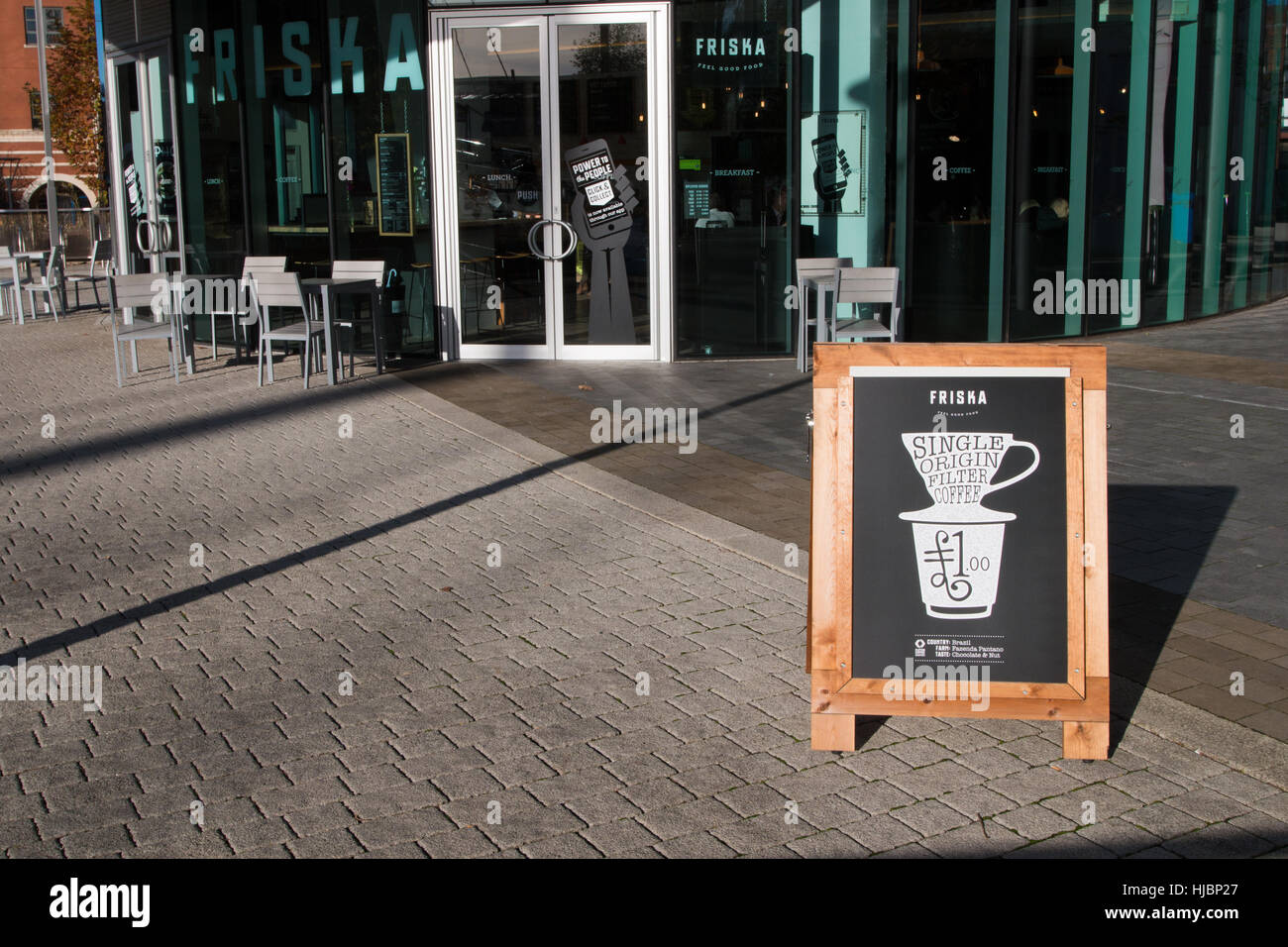BRISTOL: Friska Coffee Shop at the Eye Stock Photo