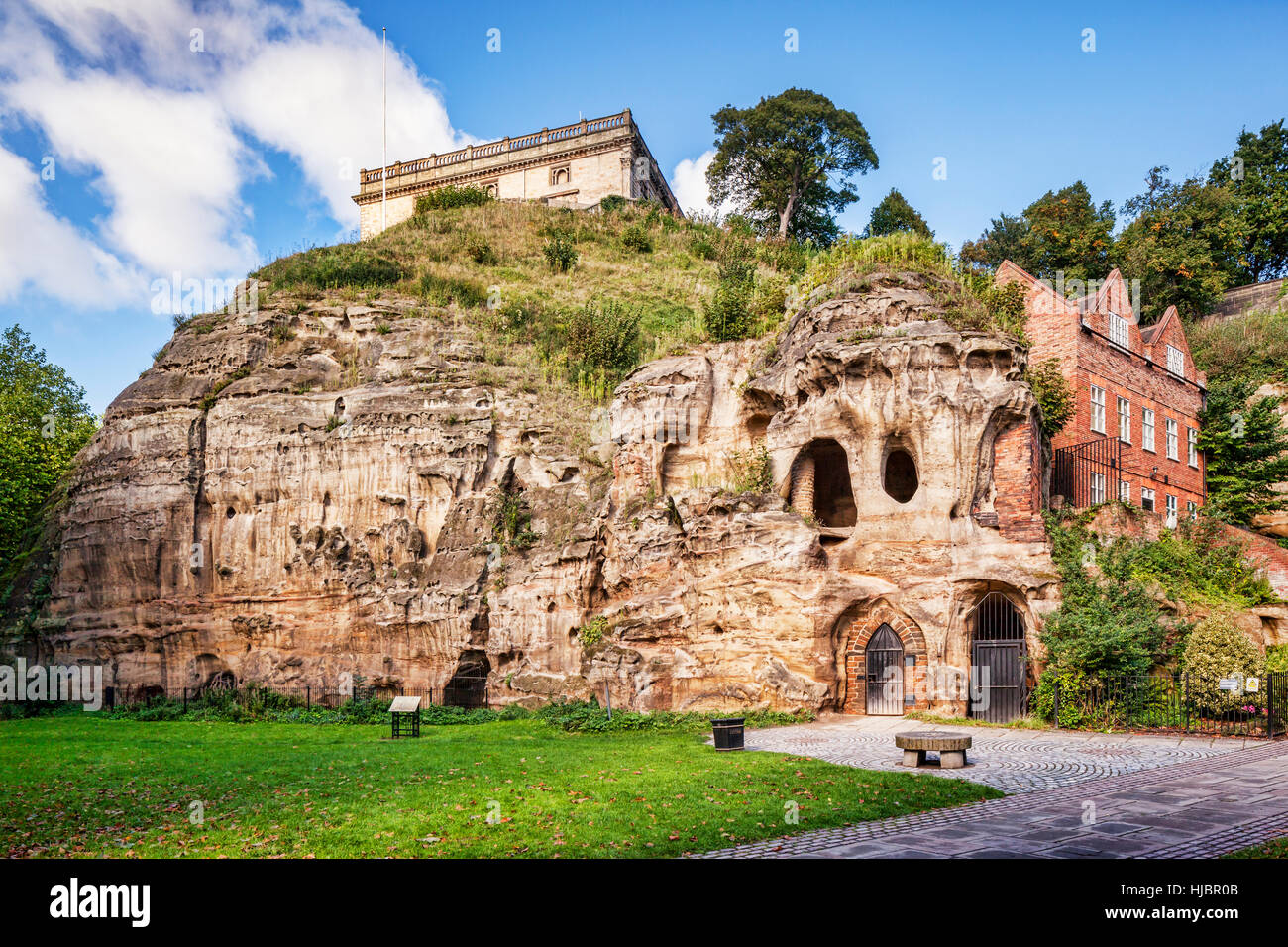 Nottingham Caves England UK Stock Photo Alamy