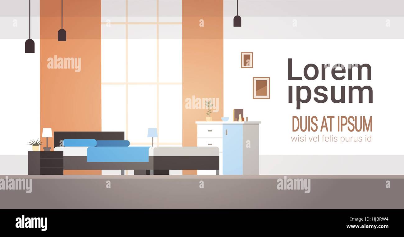 Bedroom Interior Home Modern Apartment Design Stock Vector Image & Art ...