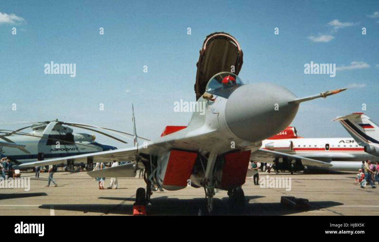 Soviet Air Force Mig-29 Fulcrum Stock Photo