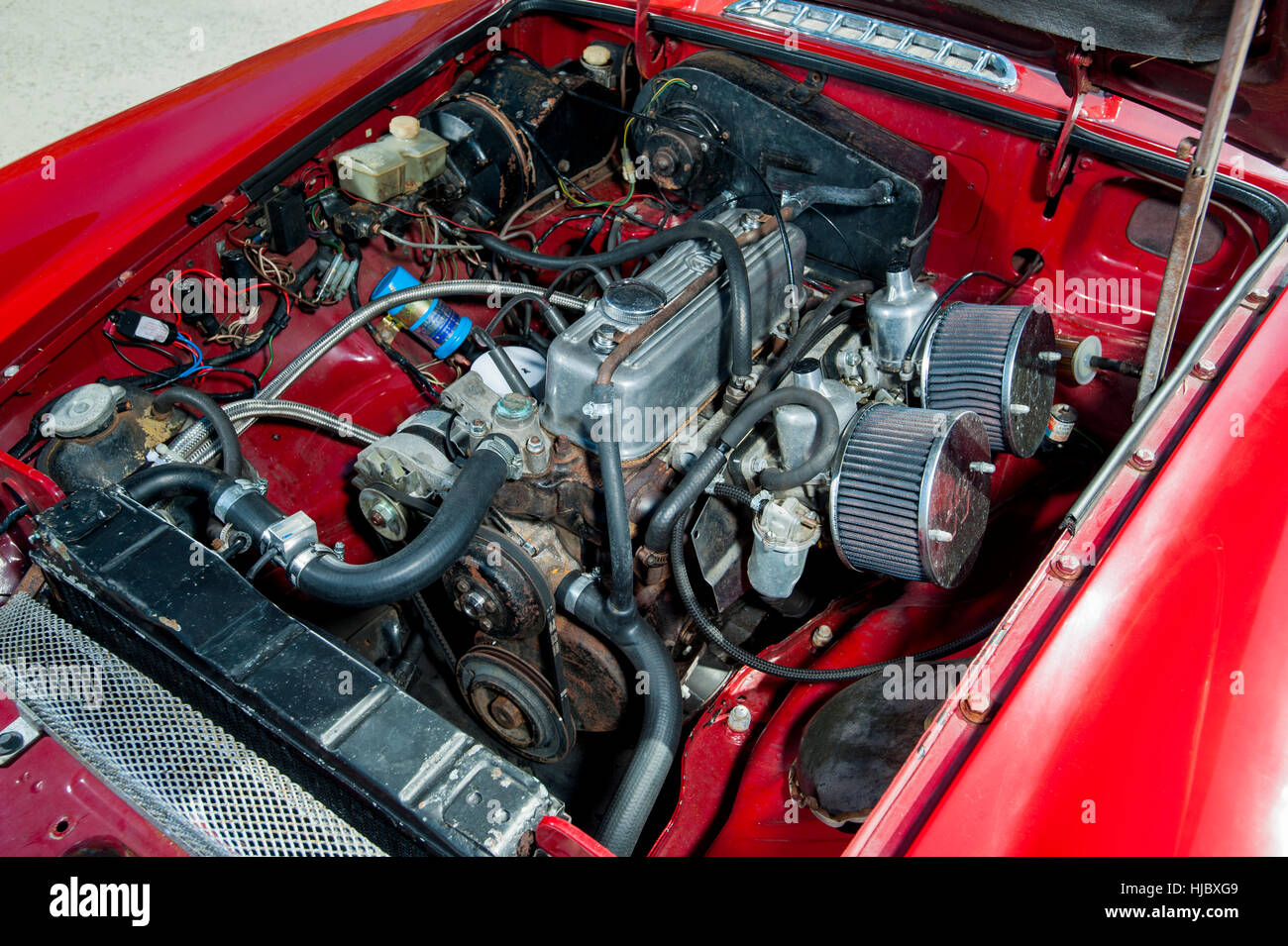 1979 MGB rubber bumper roadster, classic British open sports car Stock ...