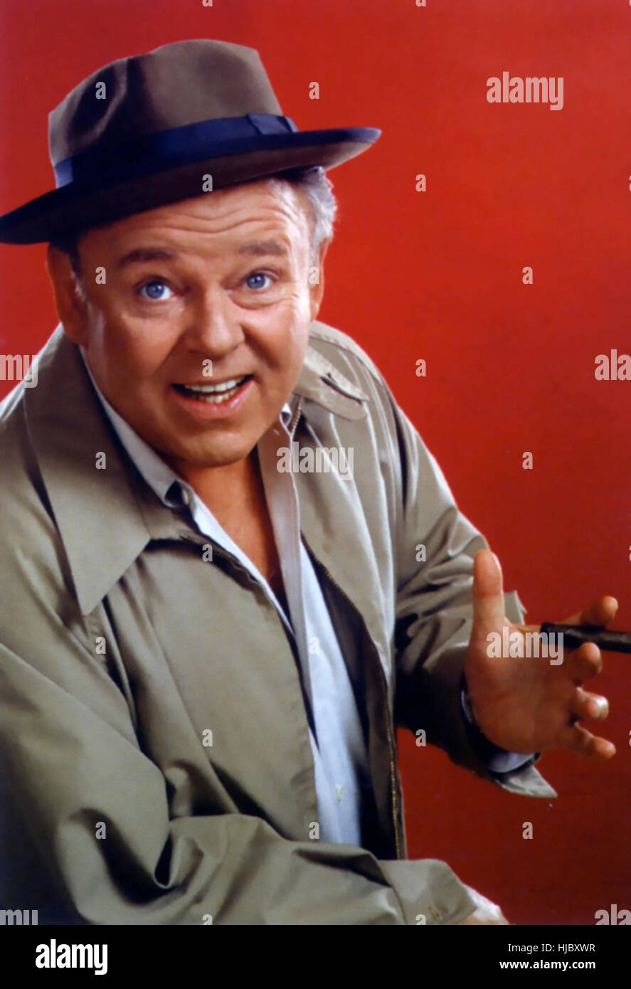 ALL IN THE FAMILY  CBS TV series 1971-1979 with Carroll O'Connor about 1978 Stock Photo
