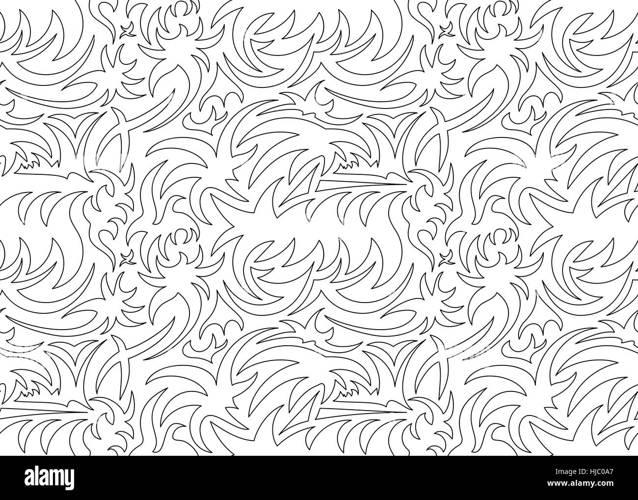 Abstract seamless organic pattern. vector illustration Stock Vector