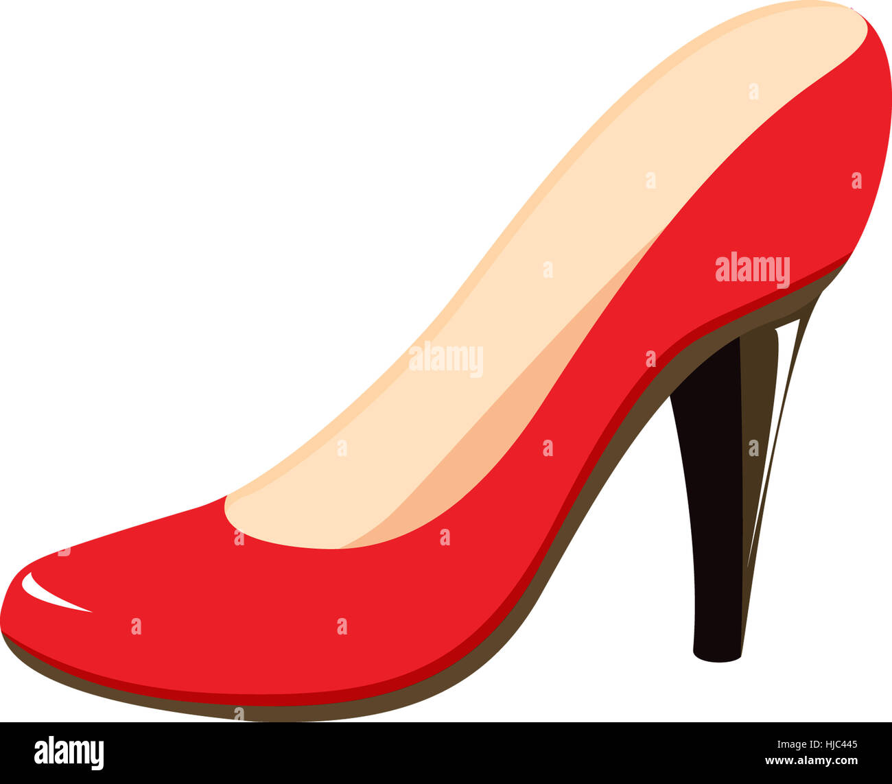 illustration of shoe on white Stock Photo - Alamy