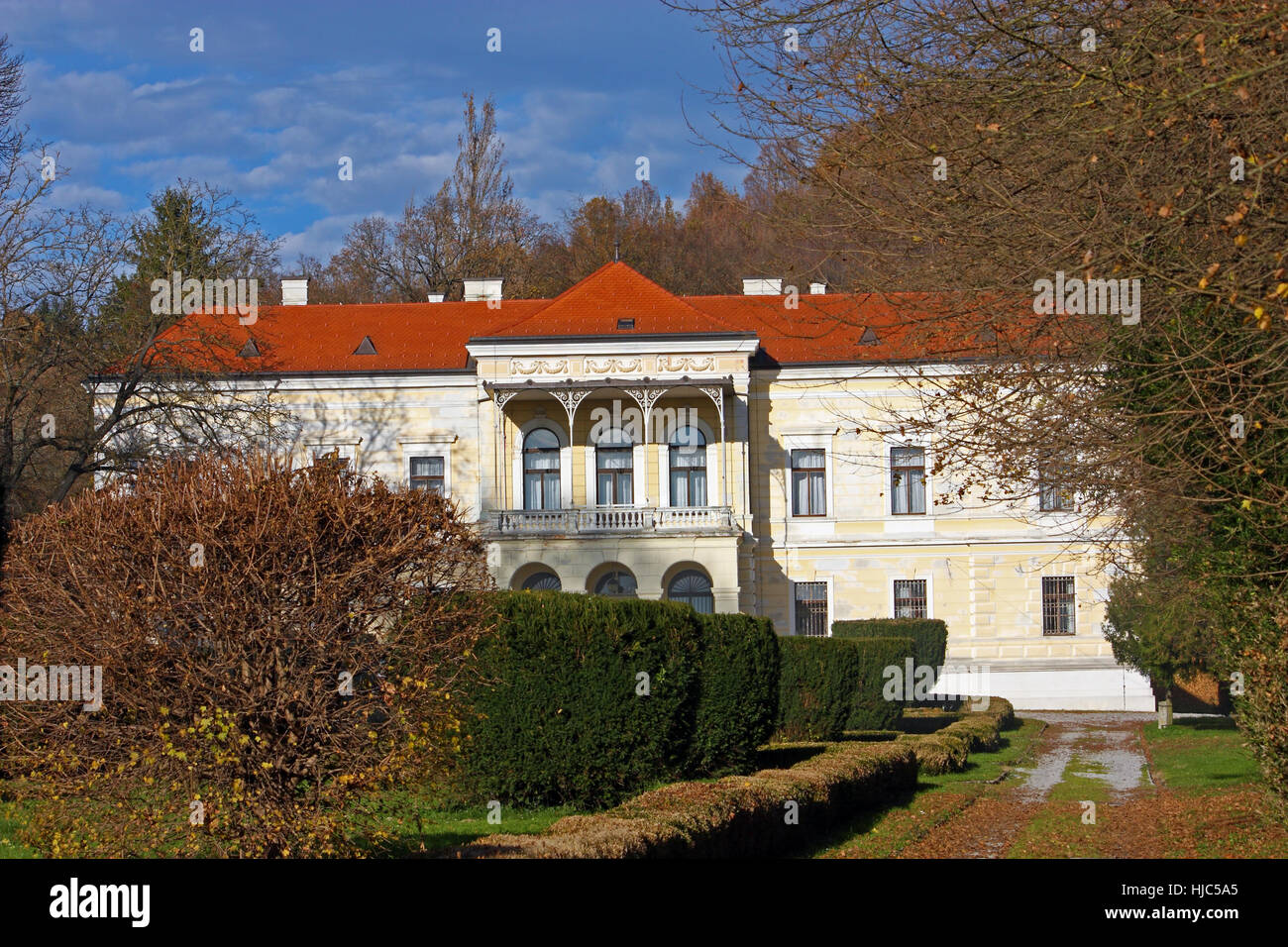 Castle Laduc, located near Zapresic, Croatia Stock Photo