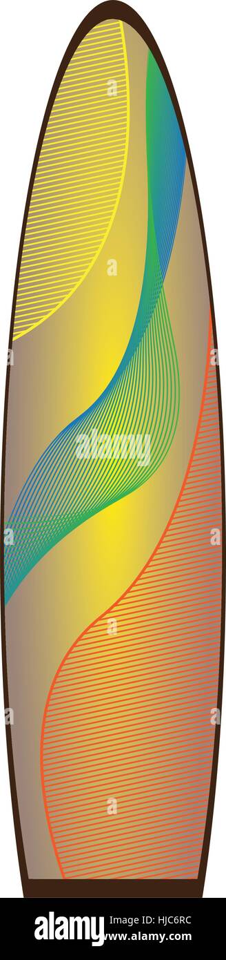 Isolated colored surfboard Stock Vector Image & Art - Alamy