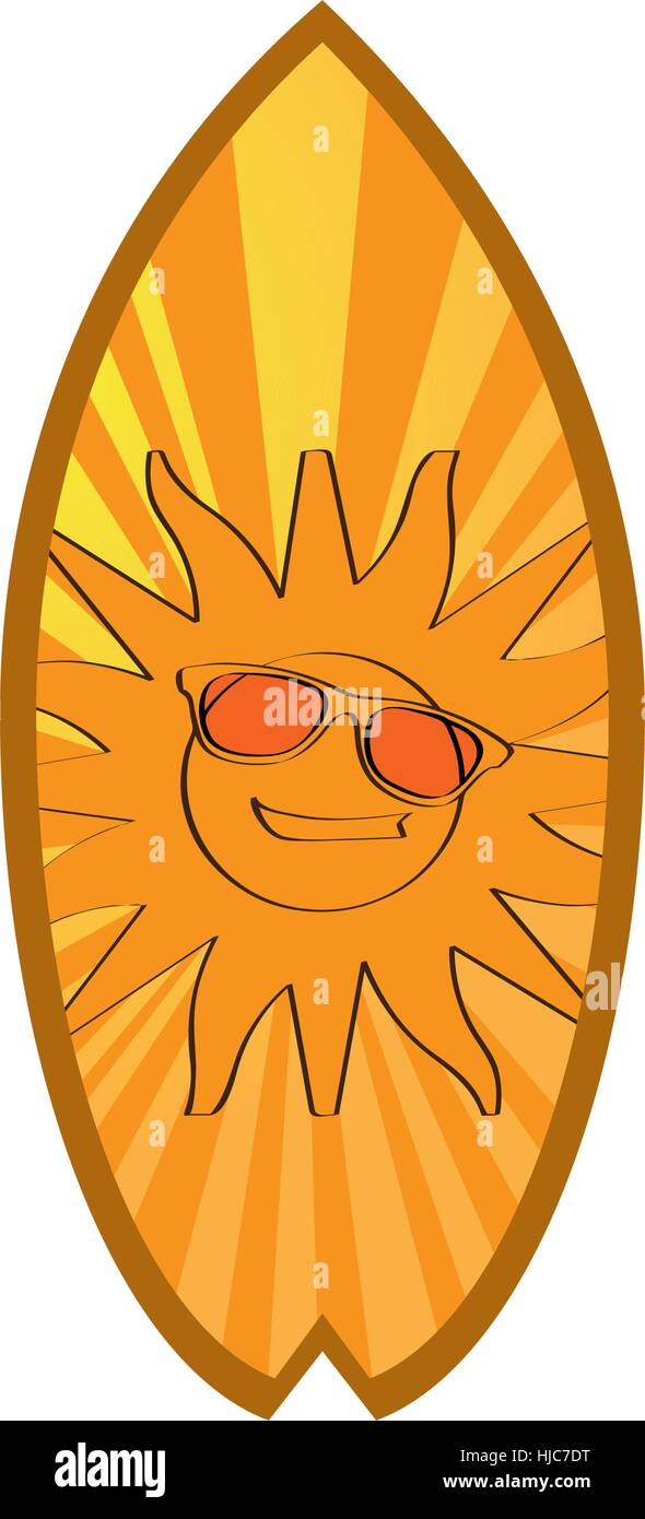 Isolated colored surfboard Stock Vector Image & Art - Alamy