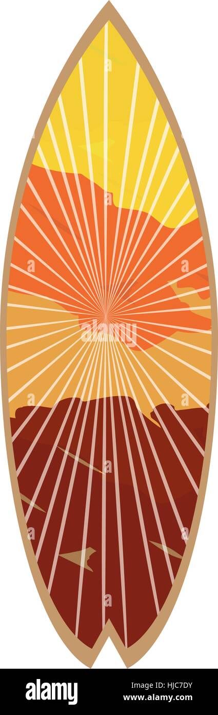 Isolated colored surfboard Stock Vector Image & Art - Alamy