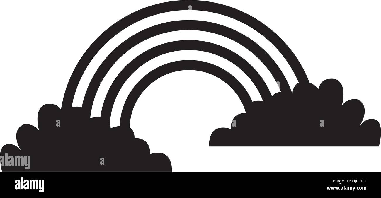 cute rainbow isolated icon vector illustration design Stock Vector ...