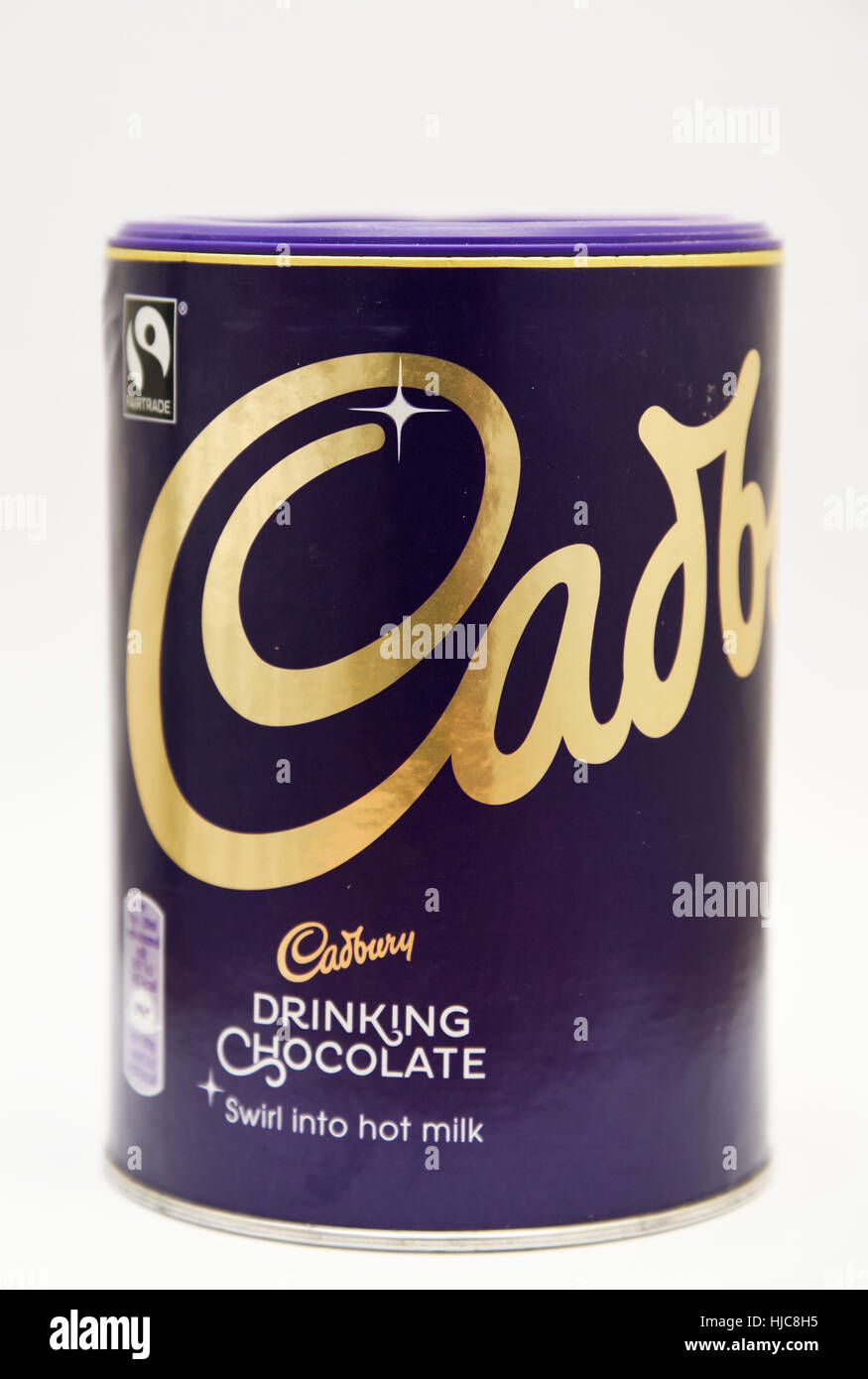 Cadbury chocolate drink hi-res stock 