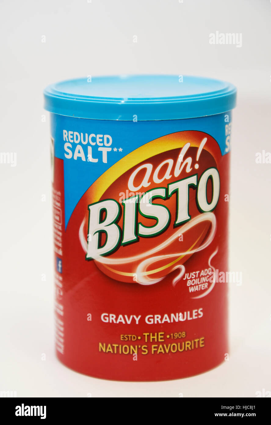 Bisto reduced salt gravy granules Stock Photo Alamy
