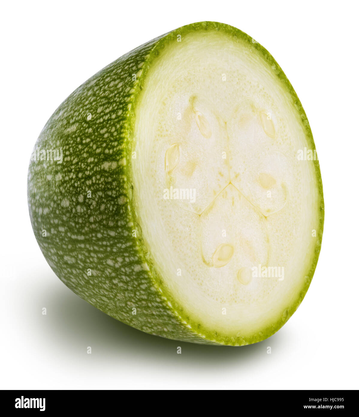 vegetable marrow squash zucchini isolated with clipping path Stock