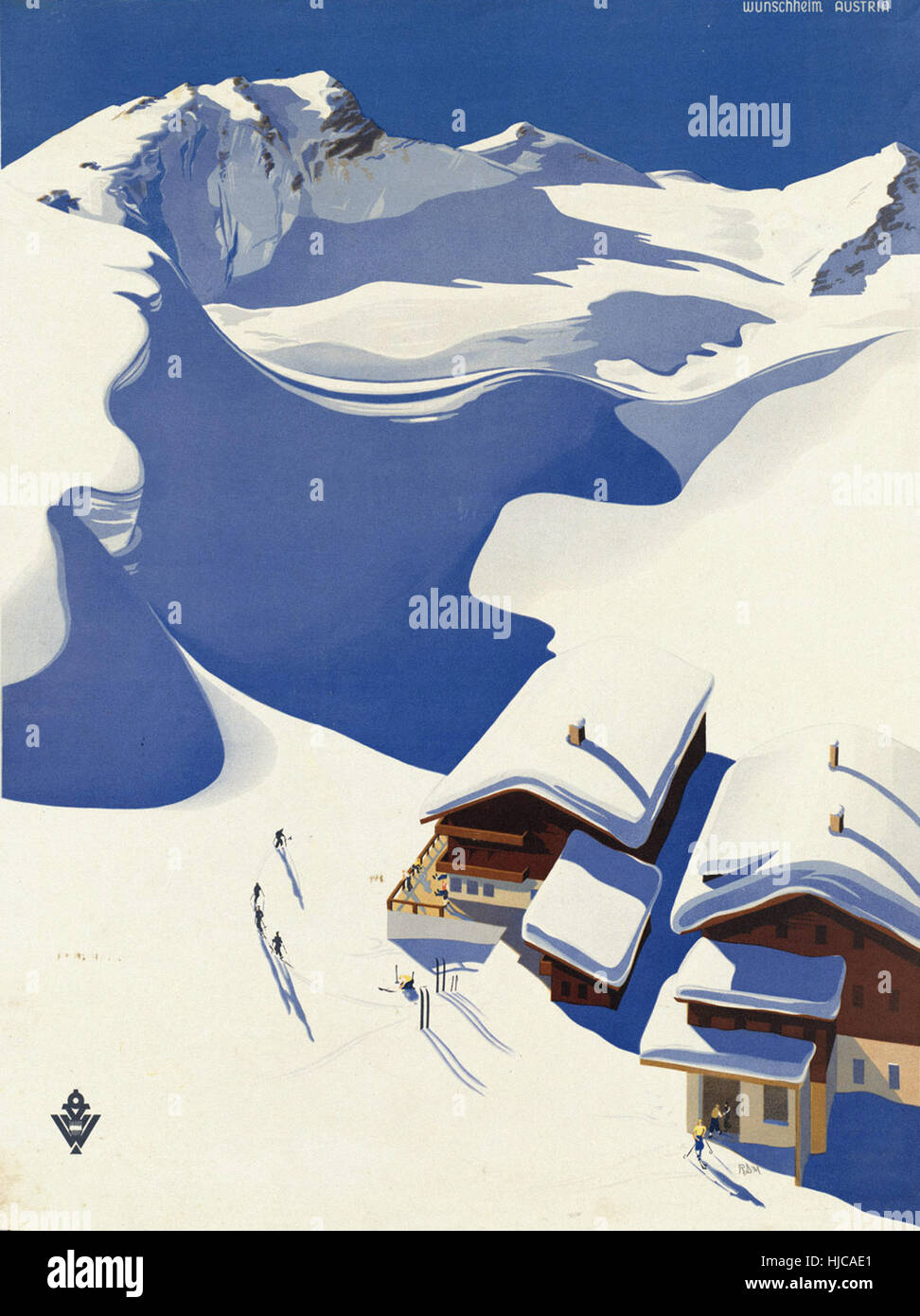 Original vintage travel poster, Rhône-Alpes, Sailing, MATHIEU 1975
