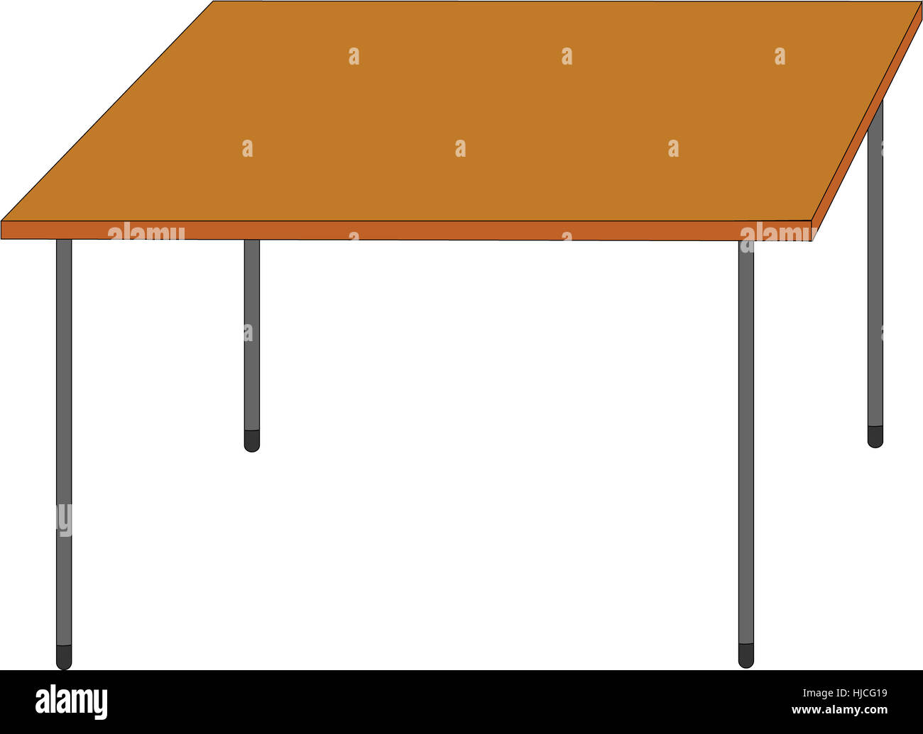 vector table isolated on a white background Stock Photo - Alamy