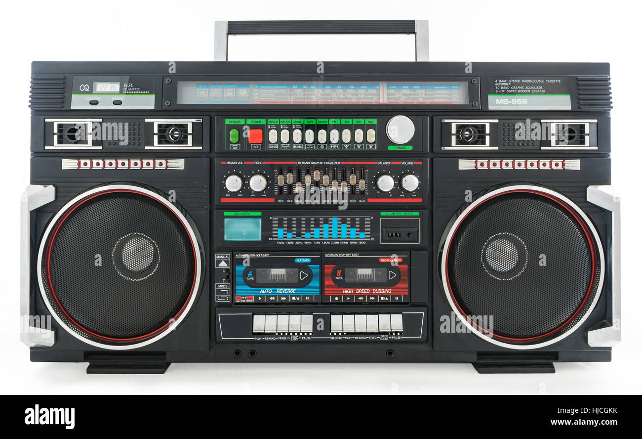 Boombox 1980s hi-res stock photography and images - Alamy