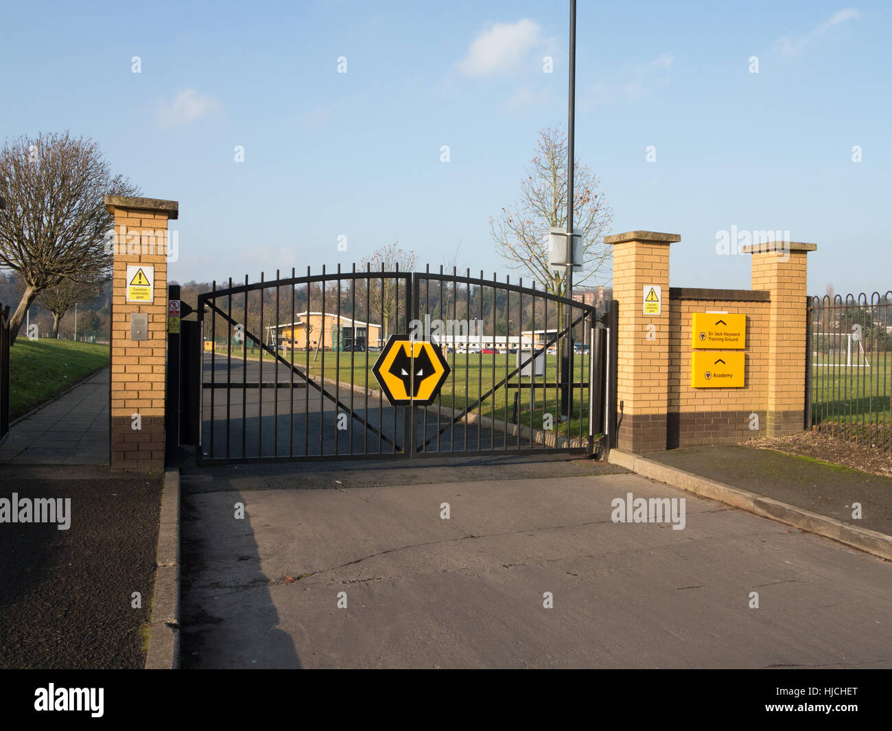 The Sir Jack Hayward Training Ground facility of Wolverhampton Wanderers Stock Photo