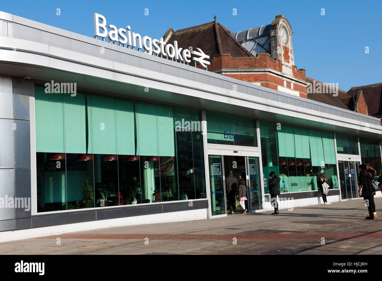 Entrance to Basingstoke Railway Station, Basingstoke, Hampshire