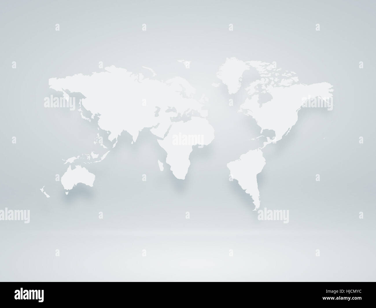 Image light blue world map hi-res stock photography and images - Alamy
