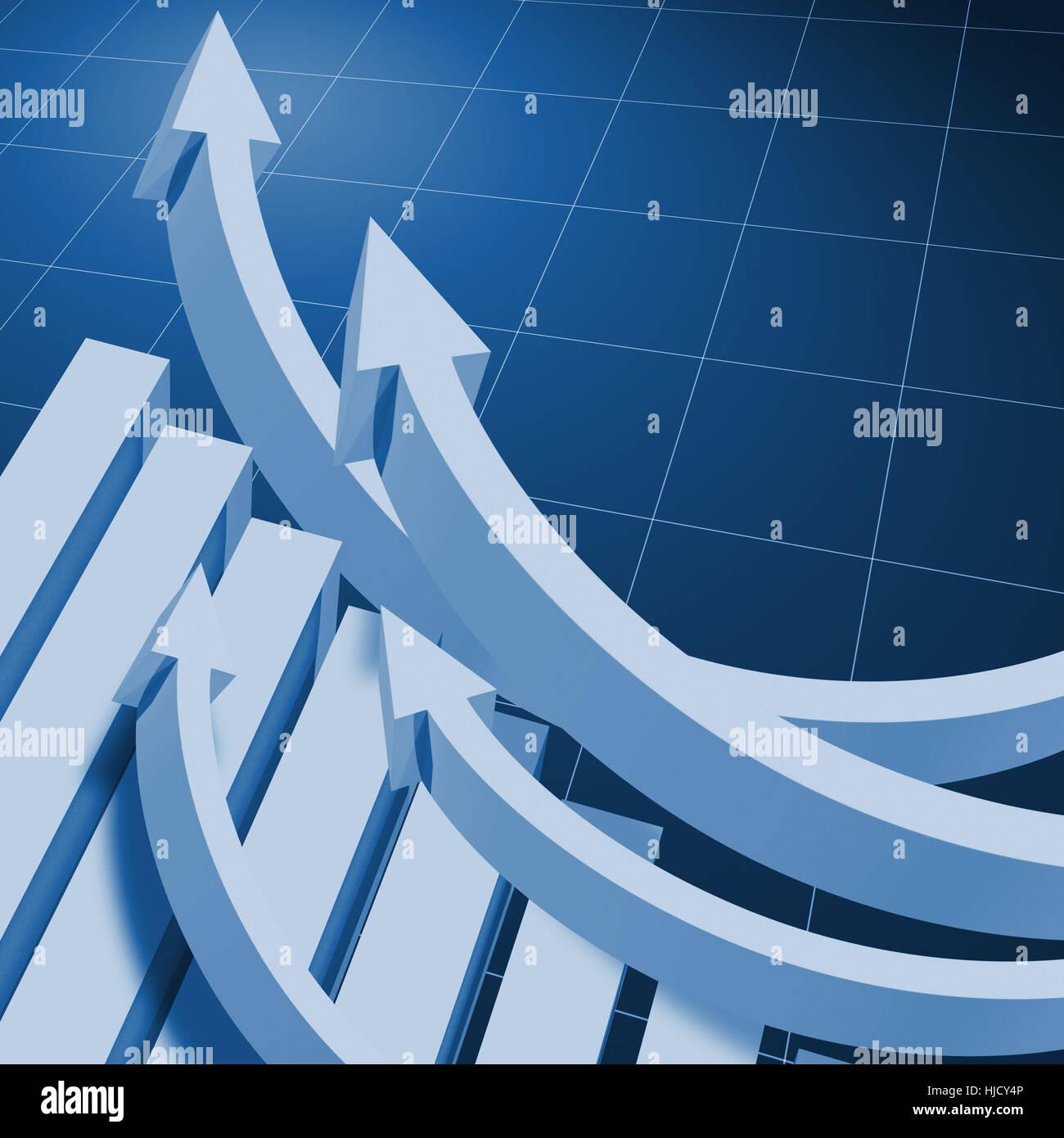 Arrow up chart hi-res stock photography and images - Alamy