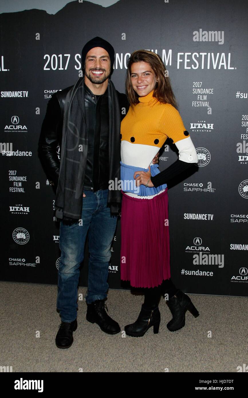 Park City, USA. 23rd Jan, 2017. Caua Reymond, Mariana Goldfarb at arrivals for 'Marjorie Prime' Premiere during the Sundance Film Festival2017 in Park City, Utah. Credit: James Atoa/Everett Collection/Alamy Live News Stock Photo