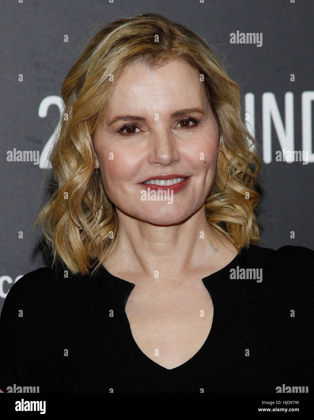 New York, NY, USA. 23rd Jan, 2017. Geena Davis at arrivals for MARJORIE PRIME Premiere at Sundance Film Festival 2017, Eccles Theatre, New York, USA. January 23, 2017. Credit: James Atoa/Everett Collection/Alamy Live News Stock Photo