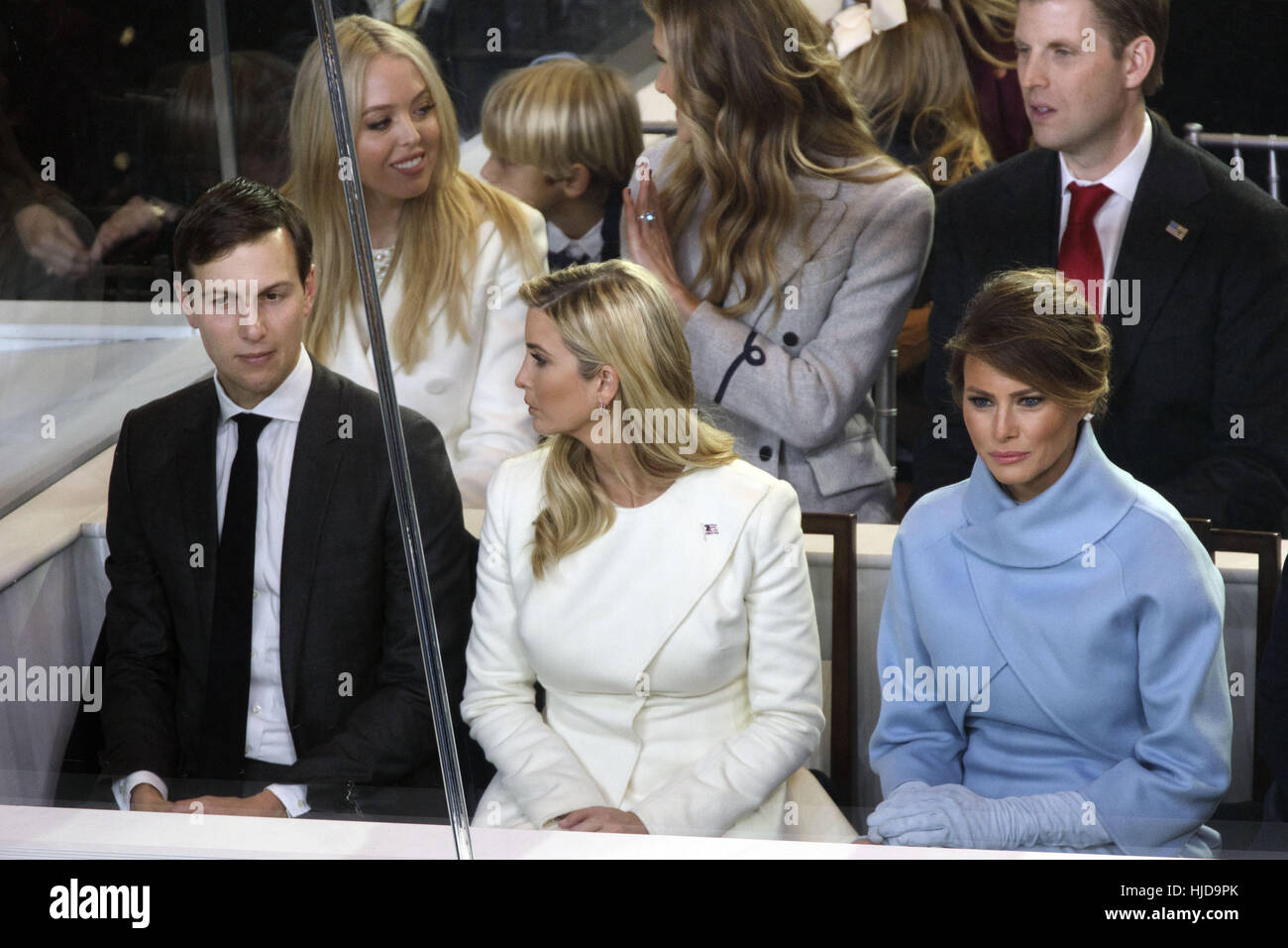 Washington, DC, USA. 20th Jan, 2017. Family members Jared ...