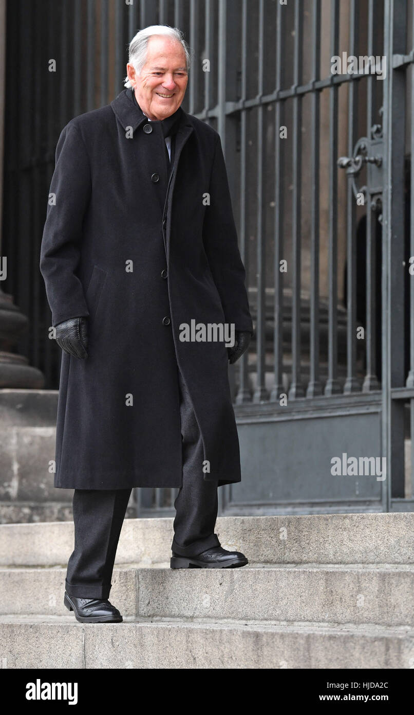 Berlin, Germany. 24th Jan, 2017. Business consultant Roland Berger at a