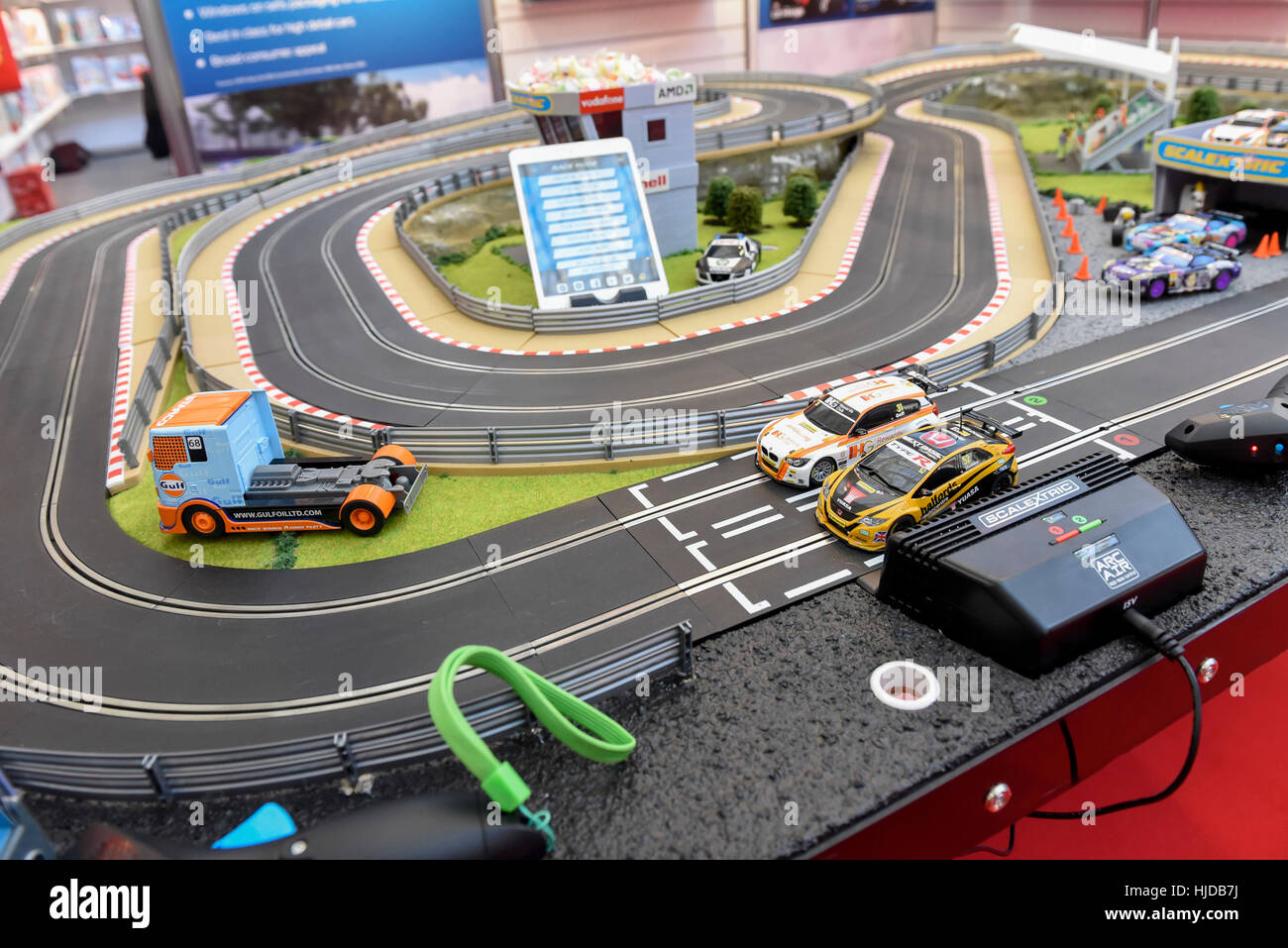 Scalextric track hi-res stock photography and images - Alamy