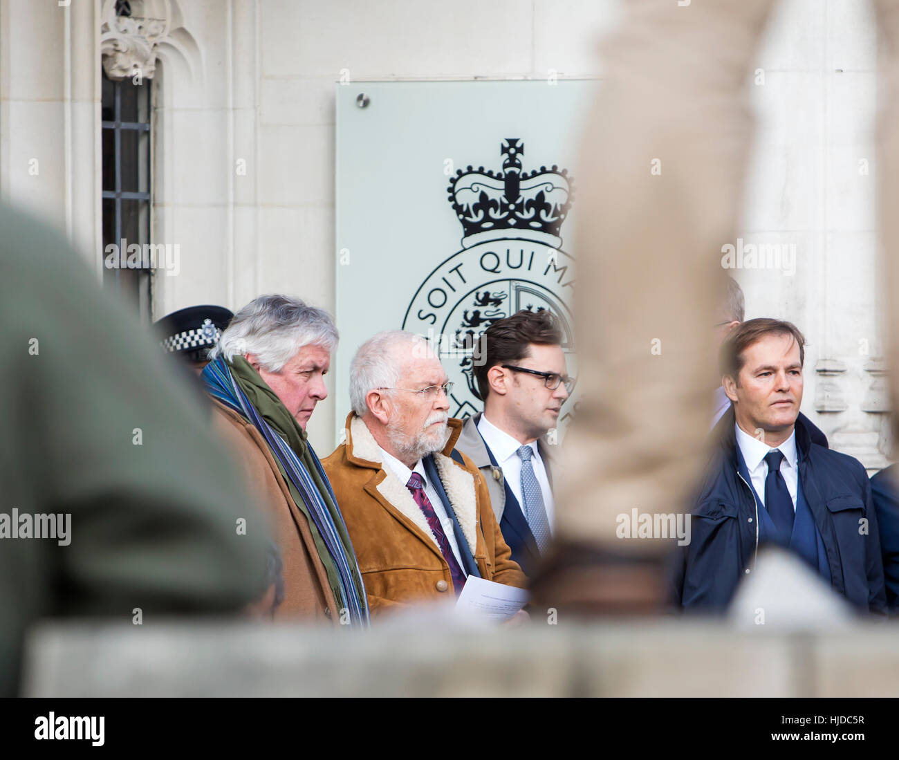 London, UK. 24th Jan, 2017. Verdict of the Supreme Court. The verdict of the Supreme Court was given today. Credit: Jane Campbell/Alamy Live News Stock Photo