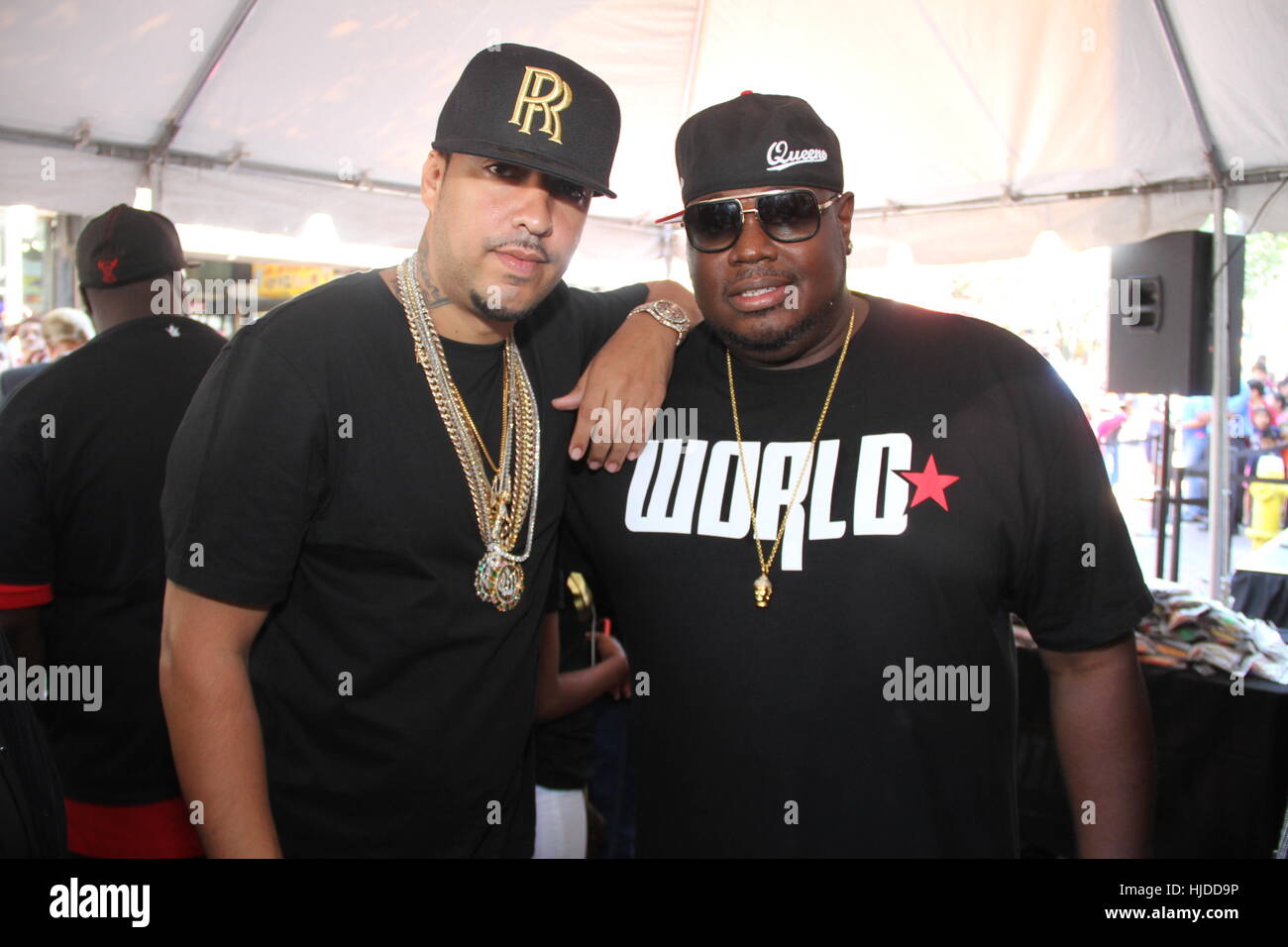 New York, USA. 24th Aug, 2014. French Montna attends the Worldstar HipHop Foundation Back To School Giveaway New York, USA at the Jamaica Colosseum Mall in Jamaica Queens, New York. Credit: Walik Goshorn/MediaPunch Inc/Alamy Live News Stock Photo