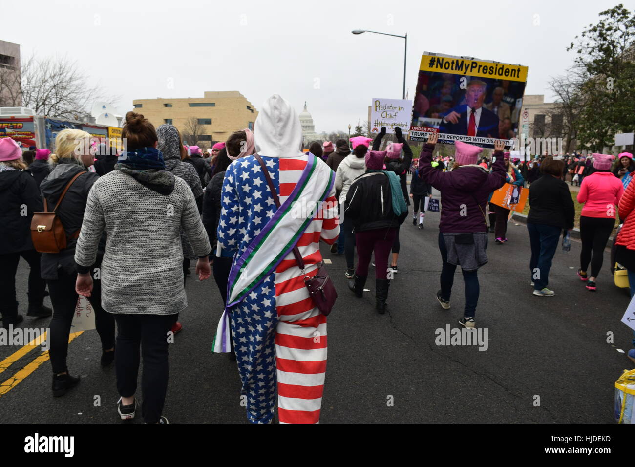 Washington, USA. 21st Jan, 2017. Women's March in Washington. Credit: Cristina Sanchez/Alamy Live News Stock Photo