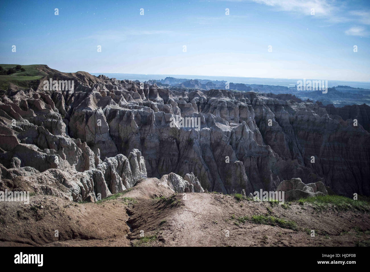 Interior Sd Usa 24th Jan 2017 Badlands National Park On