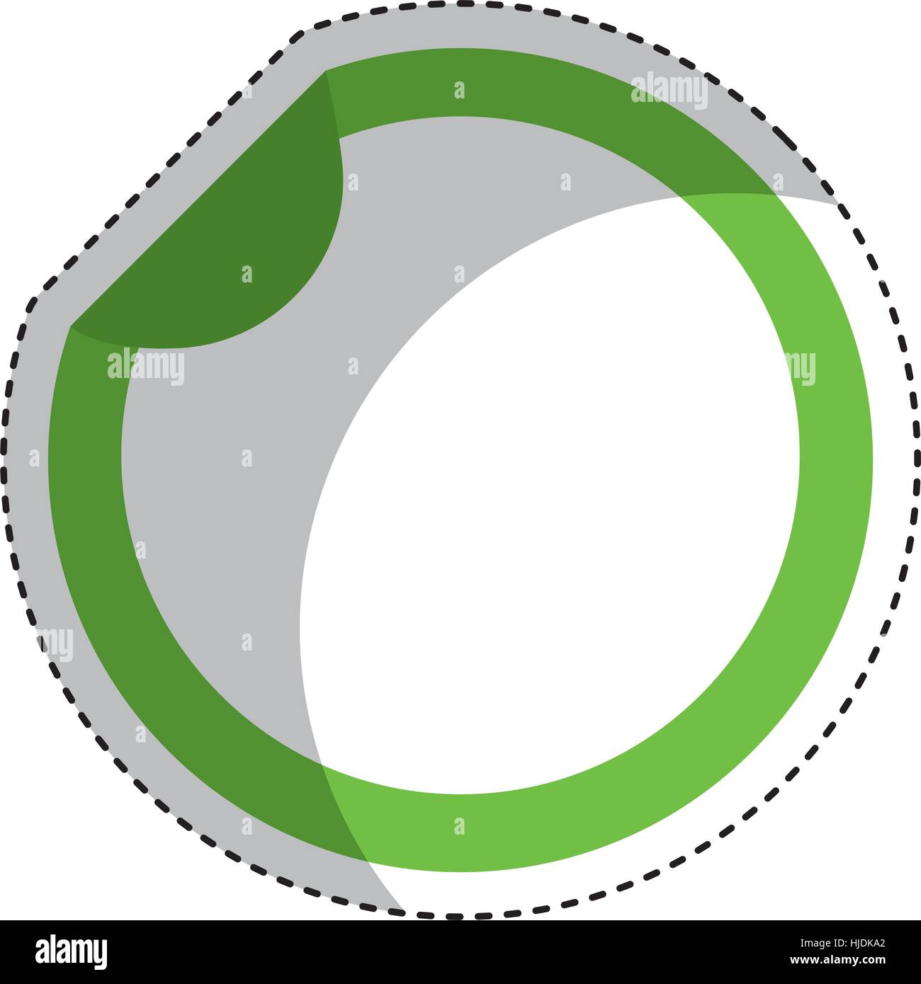 circle sticker isolated icon vector illustration design Stock Vector