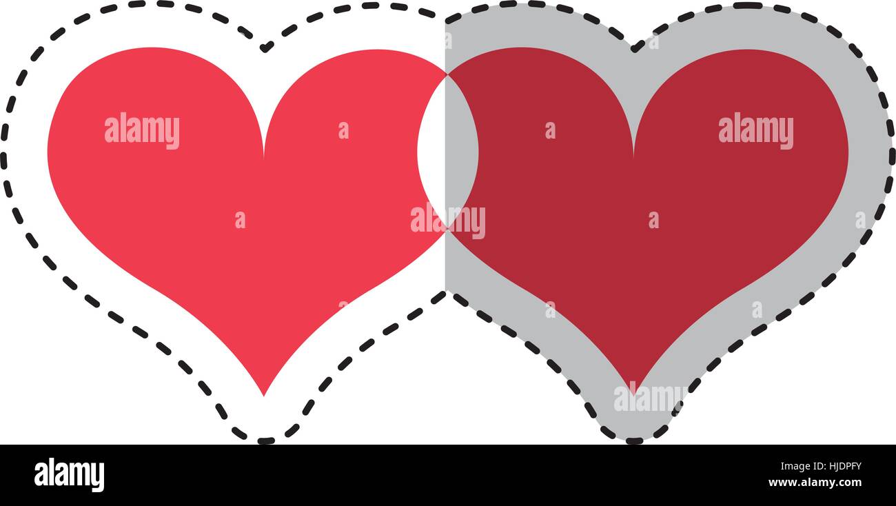 heart love romantic icon vector illustration design Stock Vector Image ...